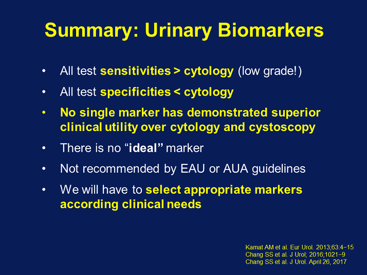 Urinary Markers Activity Two Understanding Biomarker Performance For