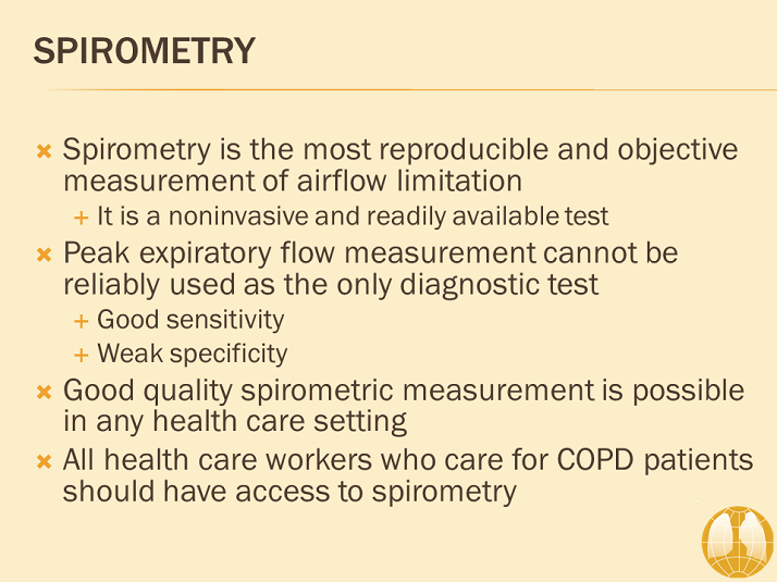 Spirometry - Diagnosis and Assessment of COPD - GOLD COPD 2017 Resource ...