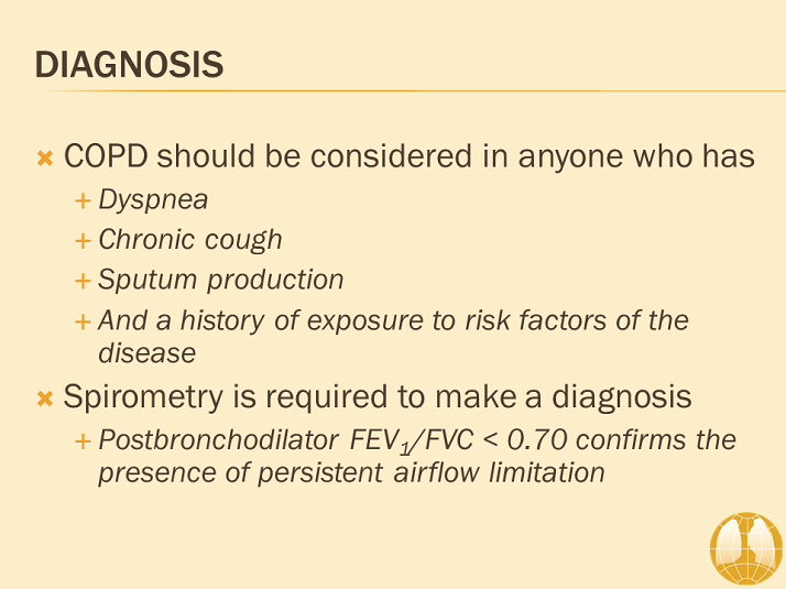 Diagnosis - Diagnosis and Assessment of COPD - GOLD COPD 2017 Resource ...