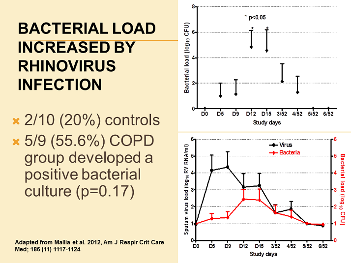 Bacterial Load Increased By Rhinovirus Infection Definition Of And