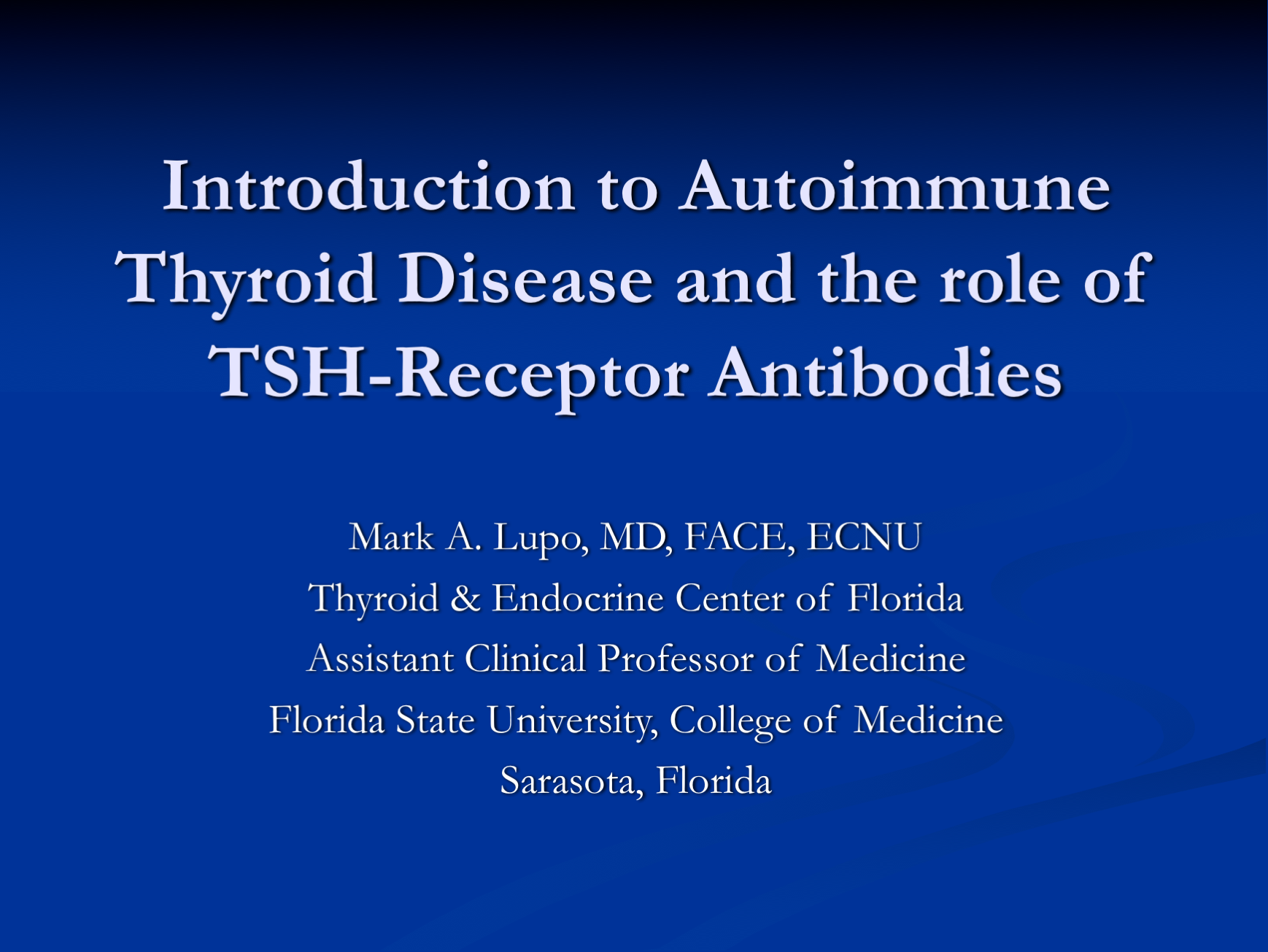 The Role Of Thyroid Stimulating And Thyroid Blocking Antibodies In The ...